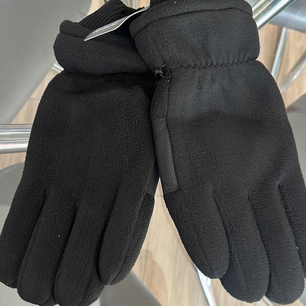 Men's Black Thermal Gloves